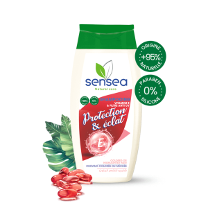 Shampooing pour cheveux colorees